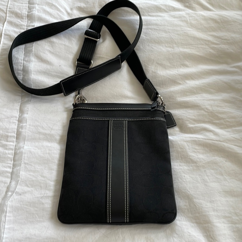 Coach crossbody bag with adjustable strap. Like new condition